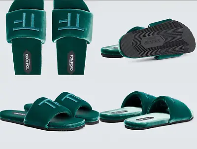 Buy Tom Ford Harrison Slides Slipper Sandals Shoes Sneakers 40 • 341.39£