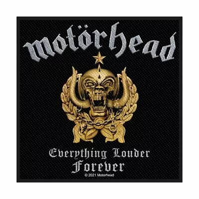 Buy MOTORHEAD Everything Louder Forever 2021 WOVEN SEW ON PATCH Official Merch LEMMY • 1.99£