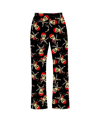 Buy Pirate Skull Guns Swords Skulls Pyjama's Nightwear Lounge Pants PJ Goth Punk Emo • 18.99£