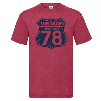 Buy Vintage 1978 Nineteen Seventy Eight T-Shirt Birthday Gift • 14.99£