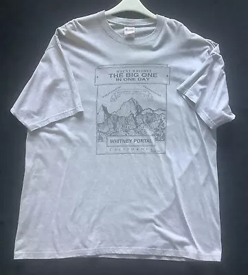 Buy Men’s T-Shirt, “THE BIG ONE” (Mount Whitney), XXL (approx. 48” Chest) 90% Cotton • 4£