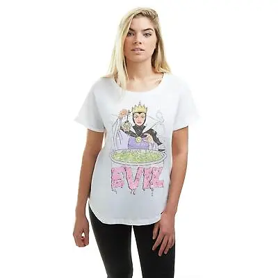 Buy Disney Womens T-shirt Snow White Evil Queen S - XL Official • 13.99£