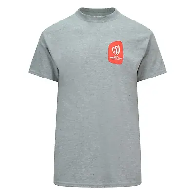 Buy Rugby World Cup 2023 Men's 20 Unions Map Back Print T-Shirt | Grey • 9.50£
