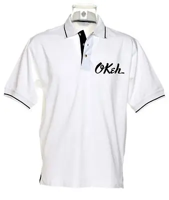 Buy Okeh Records Men's Tipped Polo T-Shirt - Northern Soul Mod Wigan Casino Stax • 21.95£