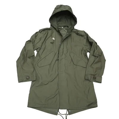 Buy U.S. Army M-1951 Fishtail Parka Mens M51 Vintage Military Trench Coat Jacket Top • 123.60£