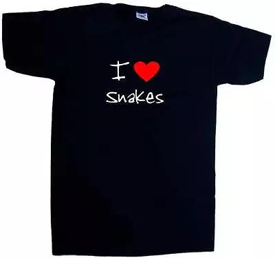 Buy I Love Heart Snakes V-Neck T-Shirt • 9.99£