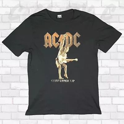 Buy AC/DC Band Merch Rock N Roll Heavy Metal Mens T-shirt M Vintage Graphic Print • 18.57£