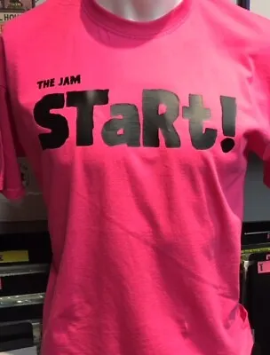 Buy The Jam 'Start' - NEW Pink T-Shirt (Paul Weller, Mod)  • 16.99£