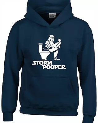Buy Storm Pooper Hoody Hoodie Funny Trooper Fan Design Star Jedi Wars Skywalker • 16.99£