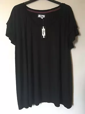 Buy Evans (Re-Branded) Womens Botan Pyjama Lounge T Shirt Size 18/20 Uk BNWT Black • 9.91£