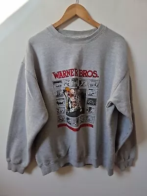 Buy Vintage Acme Clothing Co LOONEY TUNES Warner Bros Sweatshirt XL Embroidered 90s • 49.99£