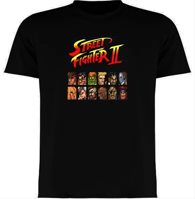Buy Street Fighter 2 Classic Black T-Shirt • 13.99£