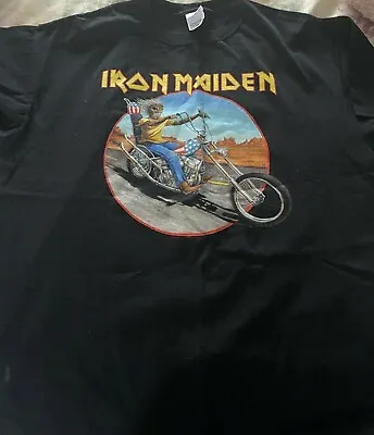 Buy Iron Maiden Event Shirt 2008 USA Somewhere Back In Time  Size  X Large • 150£