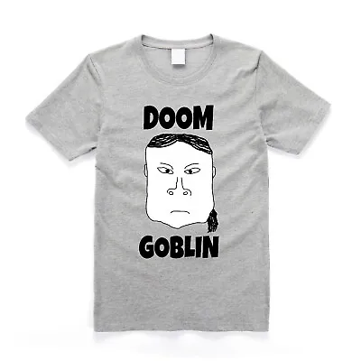 Buy Doom Goblin Globalist Climate Puppet Meme T Shirt Grey • 19.49£
