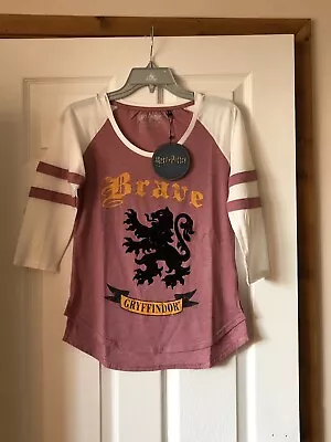 Buy New Ladies Harry Potter Brave Raglan T-shirt / Top Size M Bnwt • 23.99£