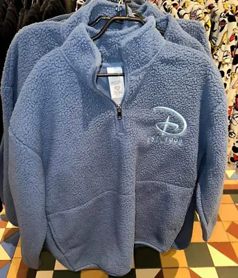 Buy BNWT Disneyland Paris Exclusive Stitch Half-Zipped Fleece Sweatshirt, XL • 129.99£