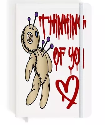 Buy Thinking Of You Voodoo Doll - A5 Notebook, Supernatural, Love Heart, Revenge • 12.60£