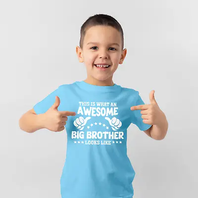 Buy Big Brother Kids T-Shirt Boys This Is What An Awesome Brother Looks Like • 11.99£