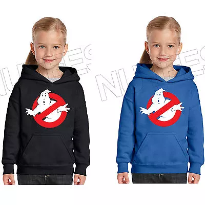 Buy Ghost Busters Movie Inspired Kids Unisex Hooded Sweatshirt Hoodie 5-6 To 12-13 • 20.89£
