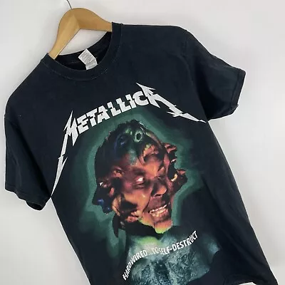 Buy Metallica Hard Wired To Self Destruct T-Shirt Medium 2017 Worldwired Tour Gildan • 14£