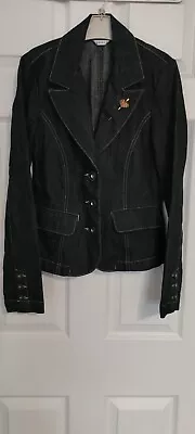 Buy Ladies George Denim Look Smart Jacket Size 8 Used • 3.25£