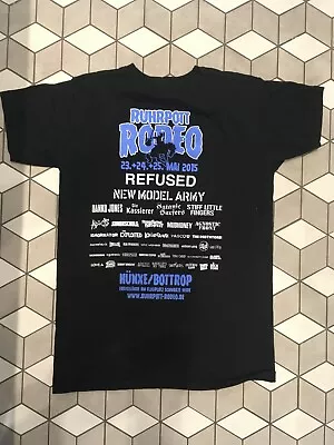 Buy Punk T Shirt Refused Slf Adicts Exploited Subhumans  Ruhrpottrodeo  Fev 2015 • 4.98£