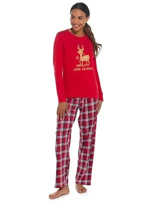 Buy Ladies Pyjama Set Fleece Soft Warm Poly Cotton Pants Gift Loungewear Nightwear • 16.95£