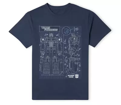 Buy Official Transformers Optimus Prime Schematic Unisex T-Shirt UK Large NEW Tags • 8.99£