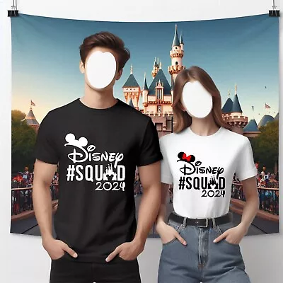 Buy Disney Squad 2024 Tshirt, Mickey Minnie Mouse T Shirt, Disneyland Tshirt Gift • 11.99£