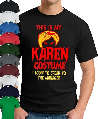 Buy THIS IS MY KAREN COSTUME T-SHIRT > Funny Slogan Gift Halloween Manager Meme Top • 9.49£