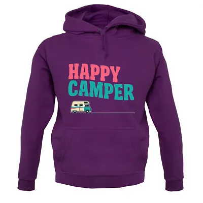 Buy Happy Camper - Hoodie / Hoody - Van - Camping - Holiday - Travel - Holiday • 24.95£