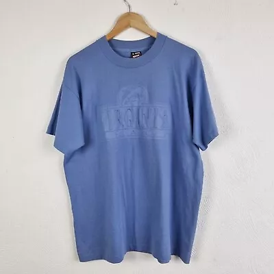 Buy Vintage Virginia Beach T Shirt Mens XL Blue Single Stitch Tourist Dolphin 90s • 14.95£