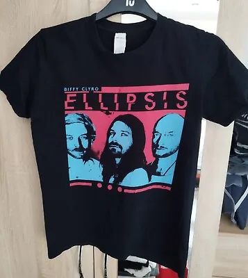 Buy Biffy Clyro Ellipsis Tour T Shirt Europe 2016 Front & Back Print Gildan Medium • 10£