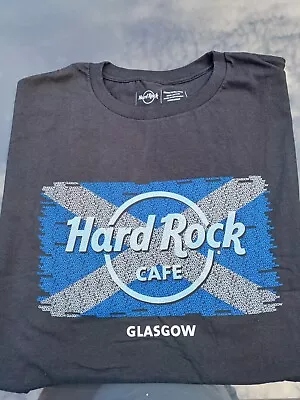 Buy Hard Rock Cafe Glasgow Mens  Black T-Shirt New With Tags Adult Size XXl • 11£