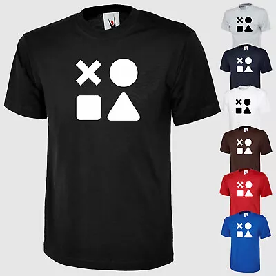 Buy PlayStation T-Shirt Buttons Unisex Gaming PS3 PS4 PS5 Vintage Controller Tee Top • 11.49£