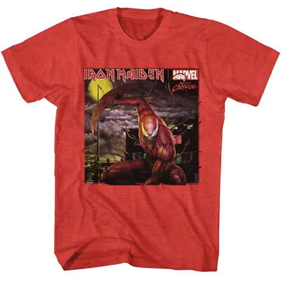 Buy Iron Maiden Venom Absolute Carnage Marvel Comics Men's T Shirt Band Merch • 41.76£