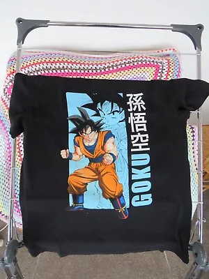 Buy Goku Asos Dragonball Z Medium Size Short-sleeved Black T-shirt • 8.40£