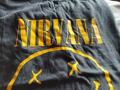 Buy Gilden Black Nirvana T Shirt Size Medium • 9.99£