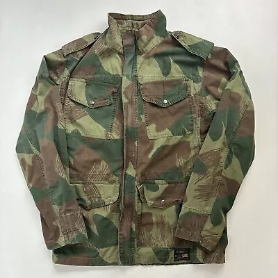 Buy Denim & Supply Ralph Lauren Camo Jacket Military Parka Army Belgian Smock Para • 100£