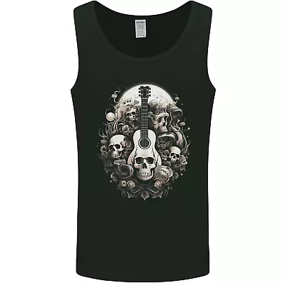 Buy Guitar Skull Heavy Metal Rock Music Band Mens Vest Tank Top • 9.99£