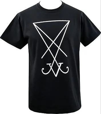 Buy Mens Satanic T-Shirt Sigil Of Lucifer Seal Of Satan Gothic Goth Halloween S-5XL • 18.50£