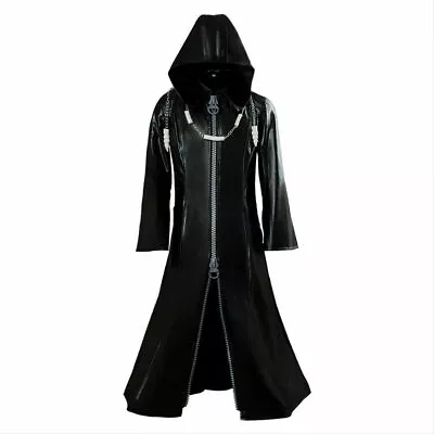 Buy Kingdom Hearts Cosplay Organization XIII 2-WAY-BIG-ZIPPER Costume Coat Jacket • 59.99£