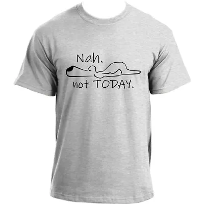 Buy Nah, Not Today Lazy Dog T-Shirt I Dog Owner TShirt I Dog Dad Funny T Shirts Tee • 14.99£