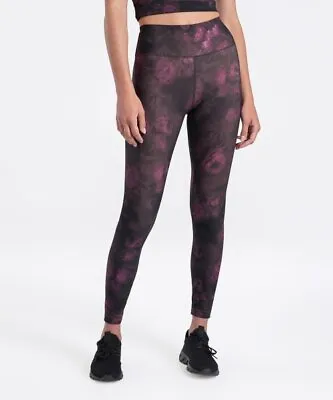Buy Lol Crushed Blooms Purple Dalia Ankle Leggings Medium • 18.51£