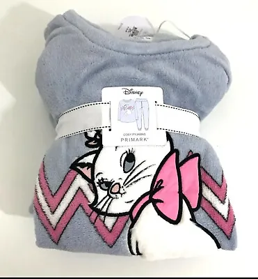 Buy Disney Aristocats Marie Cat Ladies Soft Fleece Pyjama Women Warm PJs Small 10-12 • 25£