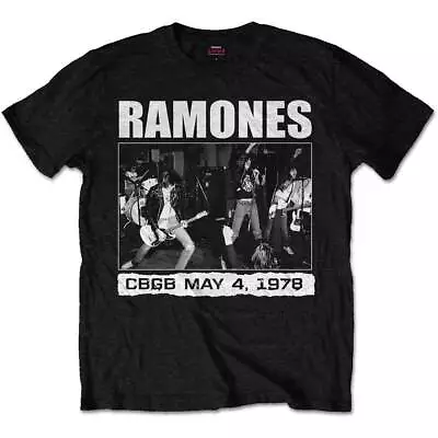 Buy Men The Ramones CBGBs 1978 Punk Rock Licensed Tee T-Shirt Men • 15.99£