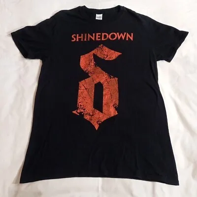 Buy Shinedown Band Mens Gildan Tag Black T-shirt Size M • 11.99£