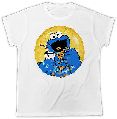 Buy Funny Cookie Monster Muppets Animal Birthday Present Short Sleeve T Shirt • 6.99£