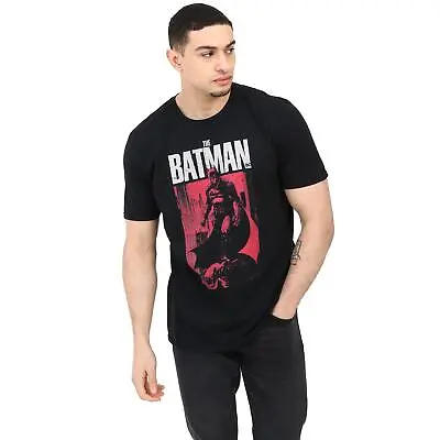 Buy The Batman Mens T-shirt City Gotham Black S - XXL Official DC Comics • 13.99£