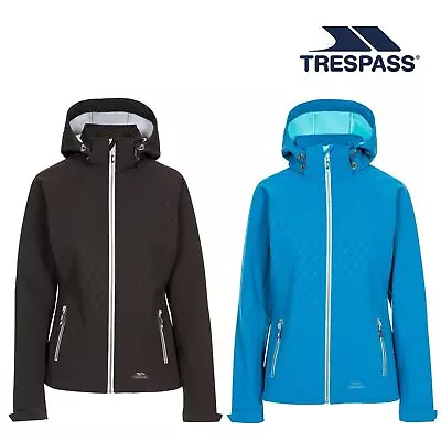 Buy Trespass Womens Softshell Jacket Water Resistant Windproof Outdoor Coat Nelly • 23.99£